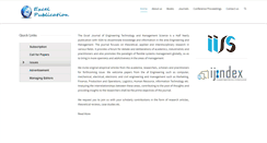 Desktop Screenshot of excelpublication.com