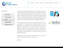 Tablet Screenshot of excelpublication.com